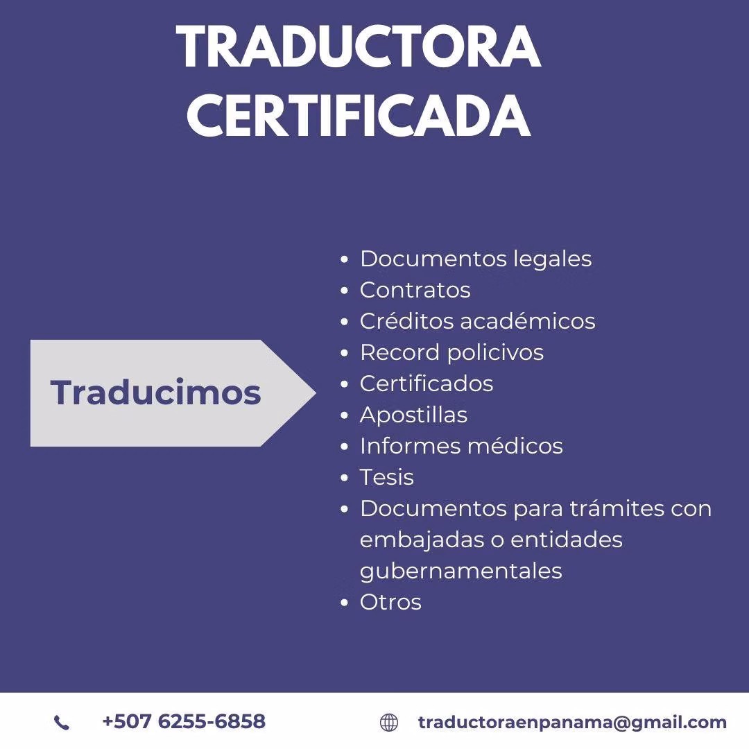 Traductora en Panamá