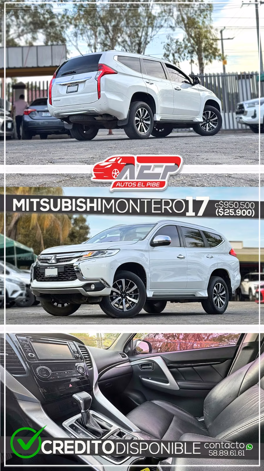 Mitsubishi MONTERO SPORT FULL EX ((PRIMA $7800)) de 