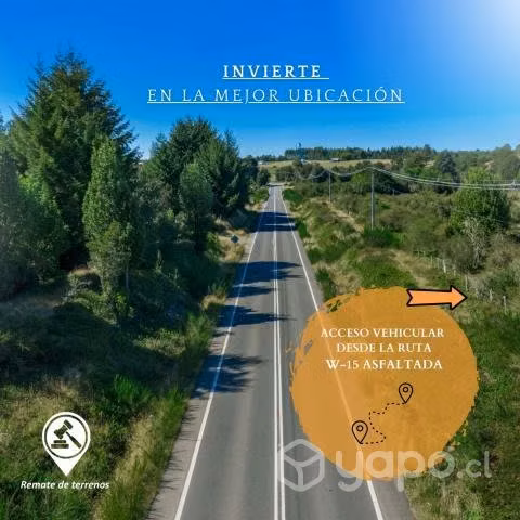 Quemchi chiloe, orilla de carretera