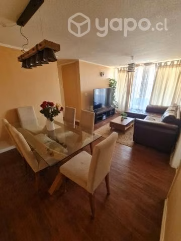 Departamento Amoblado en Rancagua 3D + 2B + 1ES