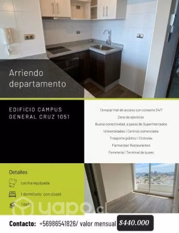 Arriendo Departamento Concepción.