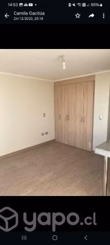 Se arrienda departamento estudio recién pintado y
