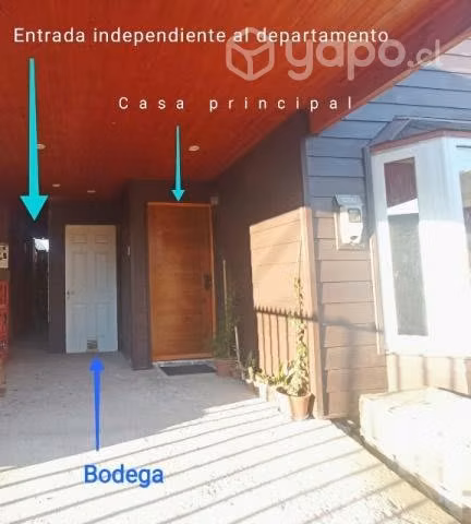 Se arrienda dpto interior