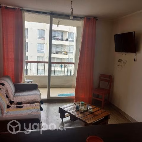 Arriendo depto amoblado en sector puertas del mar