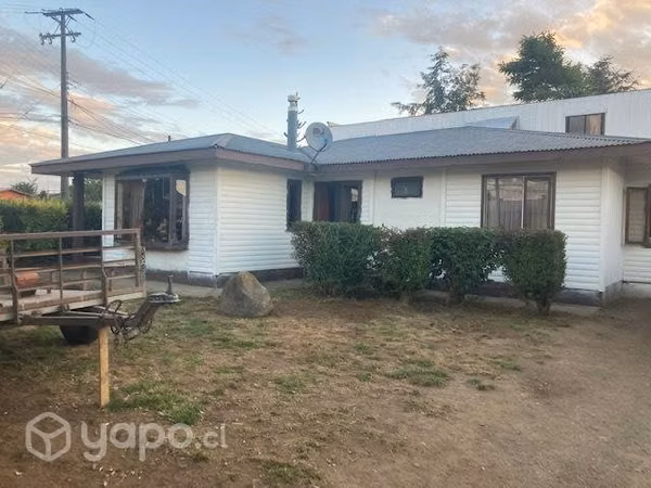Se vende casa grande en Paillaco