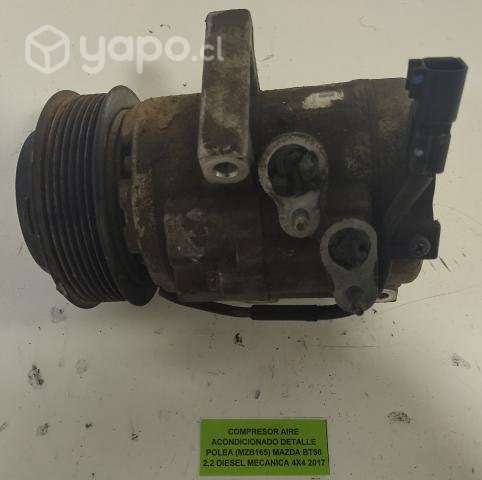 Compresor Aire Ac Det Polea (MZB165) BT50 4x4 2017
