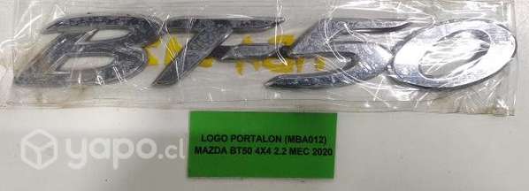 Logo Portalon (MBA012) Mazda BT50 4x4 2.2 Mec 2020