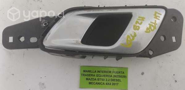 Manilla Inter pta tras izq (MZB029) BT50 2.2 2017