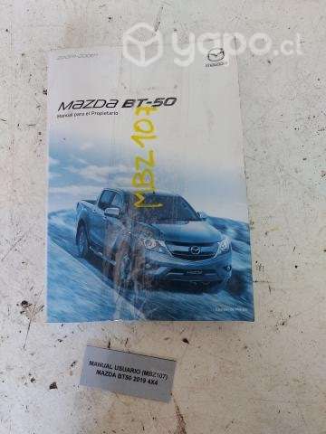 Manual Usuario (MBZ107) Mazda BT50 2019 4x4
