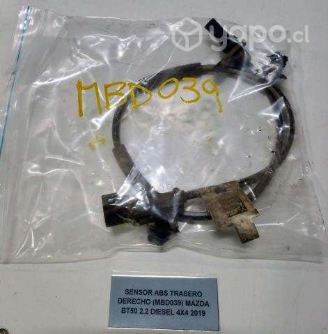 Sensor ABS Tras Der (MBD039) Mazda BT50 2.2 2019