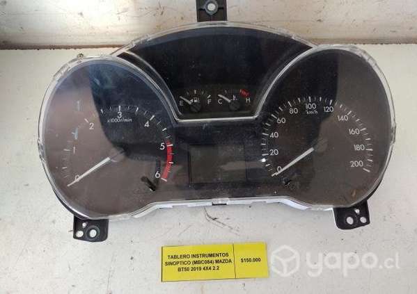 Tablero Instrumentos Sinoptico Det BT50 2019 4x4