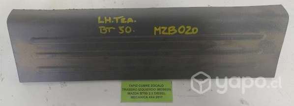 Tapiz Cubre Zocalo Trasero Izq Mazda BT50 2017 2.2