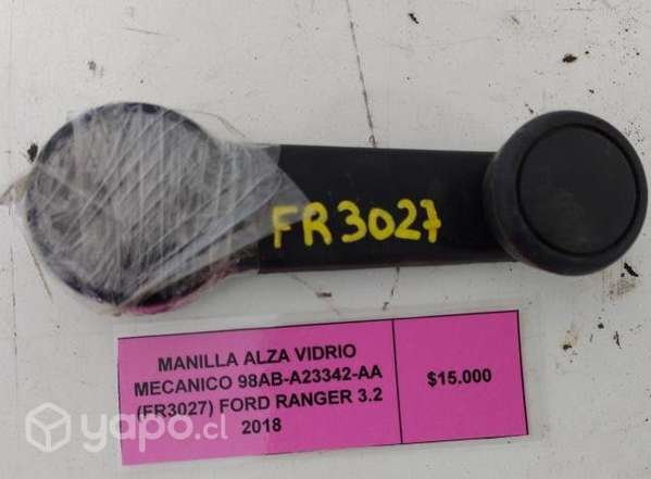 Manilla Alza Vidrio Mec (FR3027) Ranger 3.2 2018