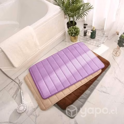 Alfombra Acolchada Para Baño