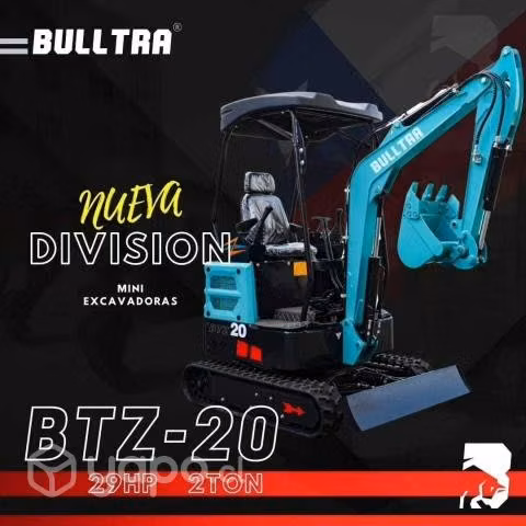 Mini excavadora nueva 2000kg