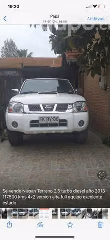 Camioneta Terrano diesel