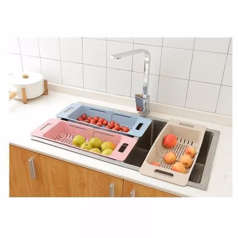 Colador Extensible Lavaplato Cesta Cocina Fruta