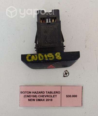 Boton Hazard Tablero Chv New Dmax 2018