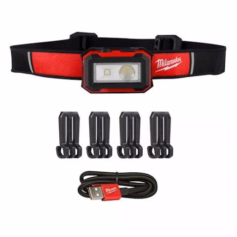 Linterna Led Casco Recargable Milwaukee 2012R