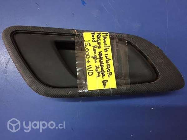 Manilla interior negra trasera derecha Ford Ranger