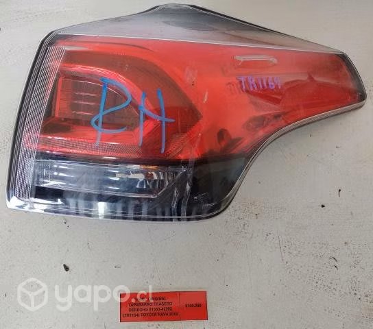 Farol Original Tapabarro Trasero Derecho 81550-422