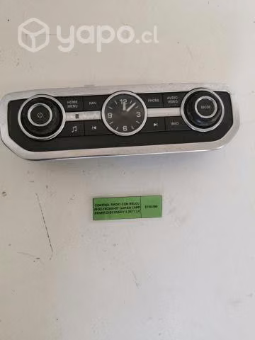 Control Radio Con Reloj Land Rover 2011