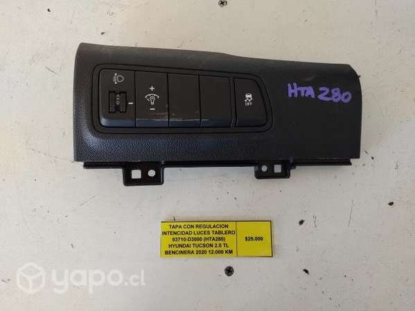 Tapa Con Regulac Intencidad Luces Tabler (HTA280)