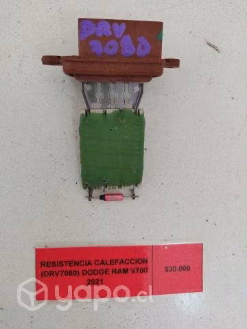 Resistencia Calefaccion (DRV7080) Dodge Ram V700