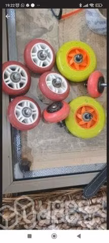 Lote Ruedas silicona skate scotter