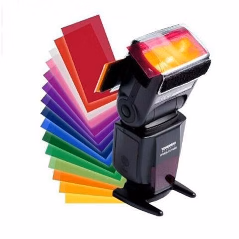 Filtro de gel para usar con flash