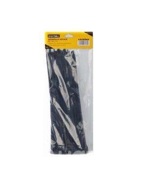 Amarra plastica negra 4.8x300mm 100un set