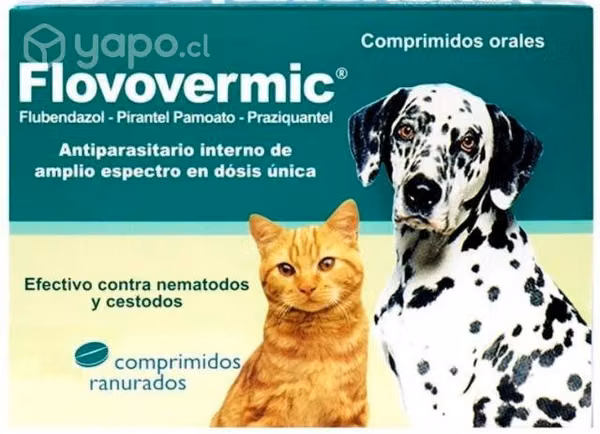 Antiparasitario FLOVOVERMIC para Perros y Gatos