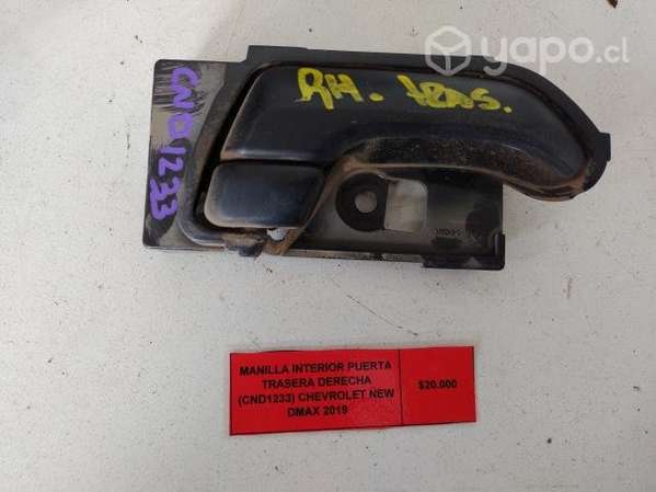 Manilla Interior Puerta Tras Der Chv Nw Dmax 2019