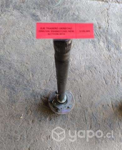 Eje Trasero Derecho para tambor (SNA109) Ssangyong