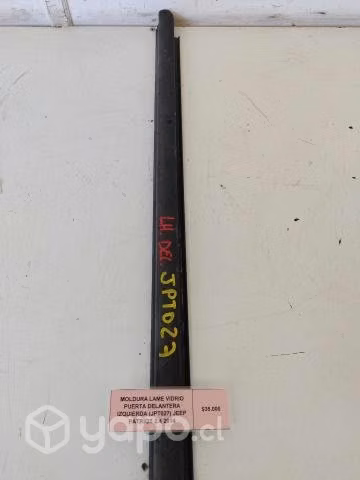 Moldura Lame Vidrio Puerta Del Izq (027) Jeep Patr