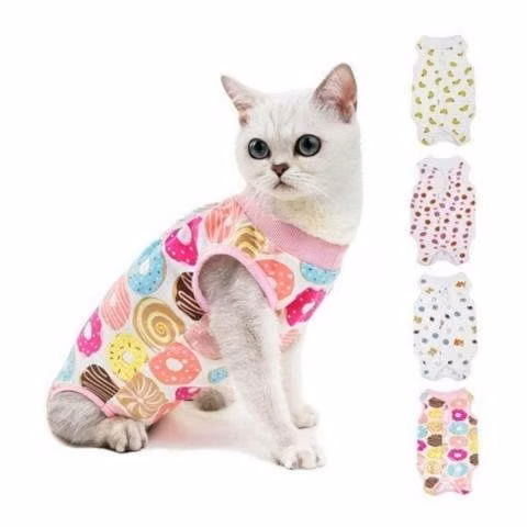 Traje Post Operatorio para Gatos