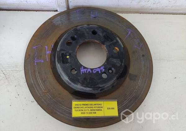 Disco Freno Delantero Derecho (HTA095) Hyundai Tuc