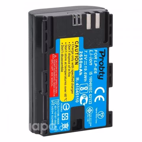 Batería para Canon : LP E6 Alternativa Probty