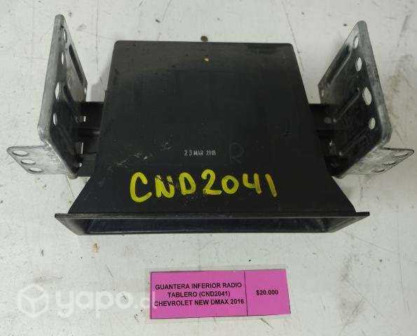 Guantera Inf Radio Tablero Chv Nw Dmax 2016