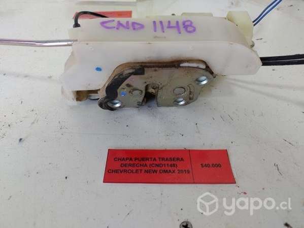 Chapa puerta Trasera derecha Chv Nw Dmax 2019