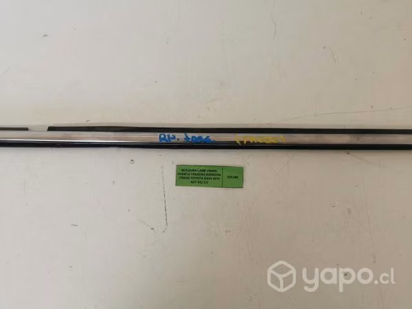 Moldura Lame Vidrio Puerta Tras Der (020) Rav 4
