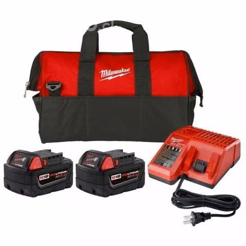 Set 2 baterias 5.0 AH + Cargador Milwaukee