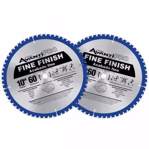 Set 2 Sierras Circular 10" 60 DIENTES FREUD AVANTI