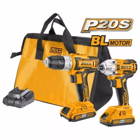 Kit taladro y atornillador de impacto 20v