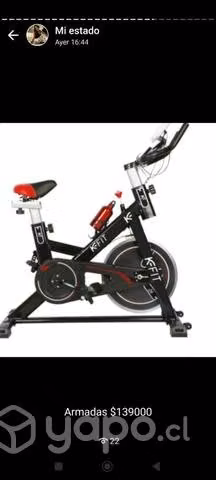 Última Bicicleta spinning nueva armada