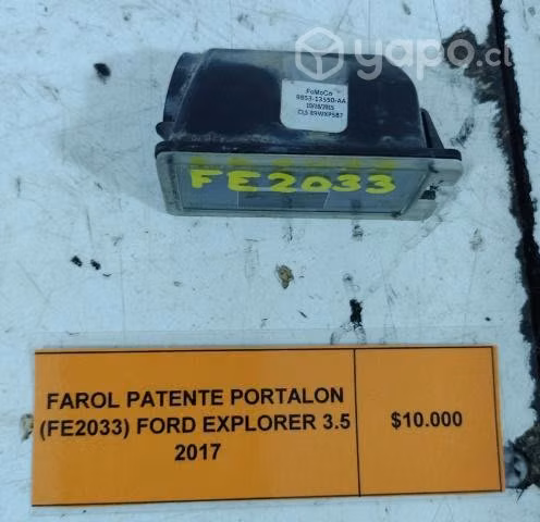 Farol Patente Portalon (FE2033) Ford Explorer 3.5