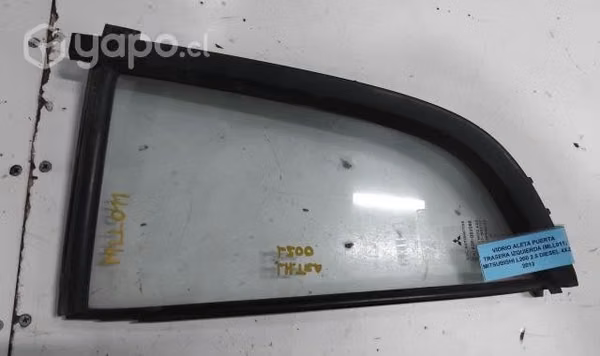 Vidrio Aleta Pta tras izq (MLL011) Mitsubishi L200