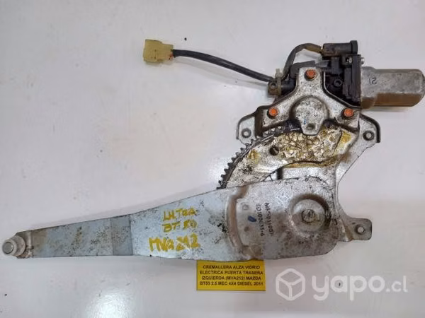 Cremallera alzaVidrio Elect tras izq (MVA212) BT50