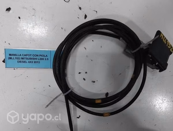 Manilla Capot C/Piola (MLL152) Mitsubishi L200 2.5