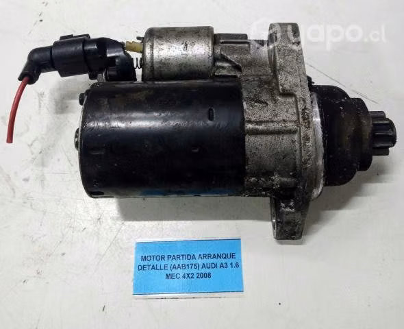 Motor Partida Arranque Detalle (AAB175) Audi A3